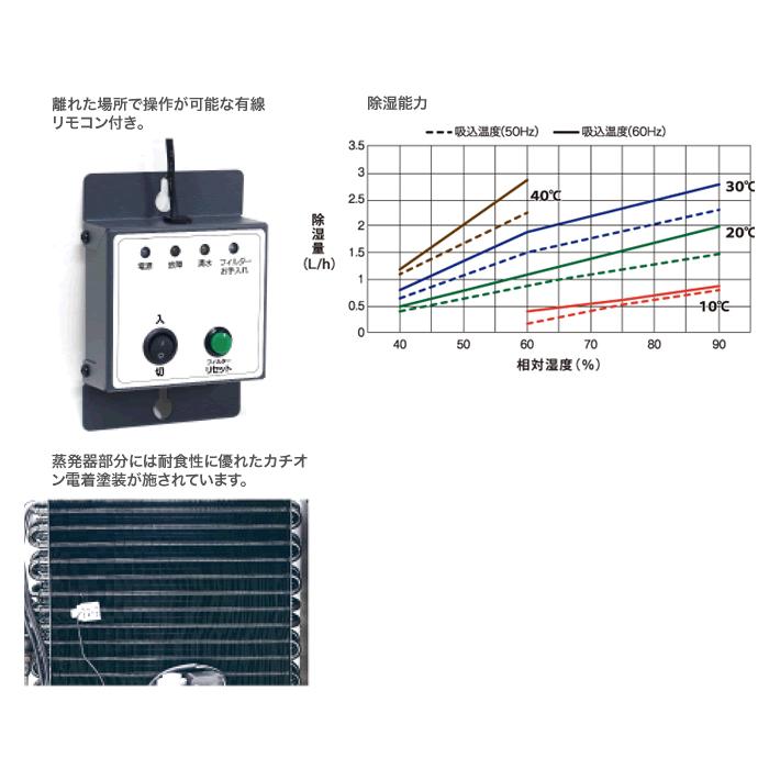 天吊り床置き式除湿機 (単相100V) ナカトミ TFDM-25 送料別途 直送品 |  | 03