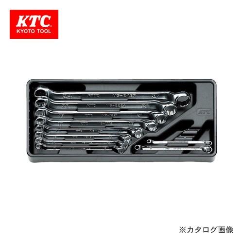 KTC めがねレンチセット(10本組) (45°×6°ロング) TM510 : プラスワン