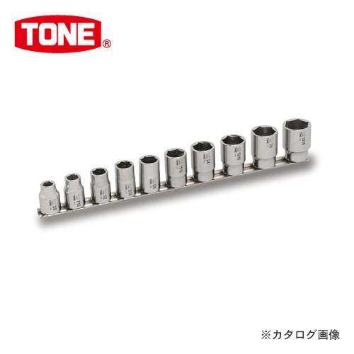 前田金属工業 トネ TONE 12.7mm(1/2”) SUS ソケットセット(6角・ホルダー付) SHSB410