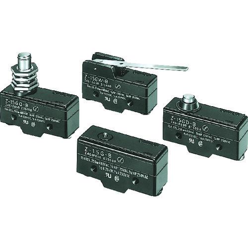 OMRON マイクロスイッチ ヒンジ ローラー 短レバー形 ねじ締め端子 Z-15GW22-B | 