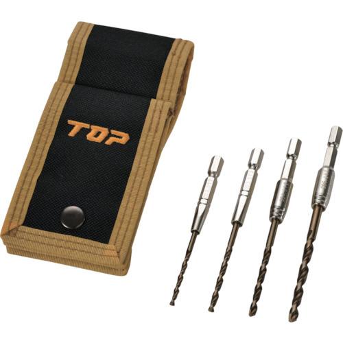TOP 鉄工ドリル4本セット ETD-3050DKS | 