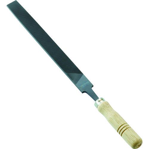 TRUSCO 鉄工用ヤスリ 木柄付 平 中目 刃長250 THI250-02-S | TRUSCO中山