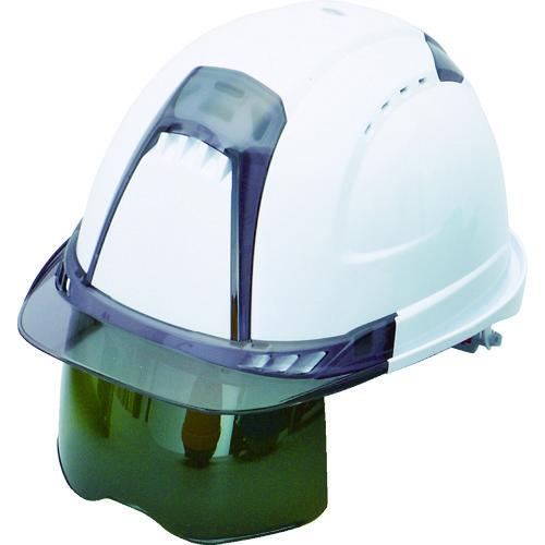 トーヨーセフティ ヘルメット ヴェンティープラス シールド面付 白 NO.391F-S-G-WH | 