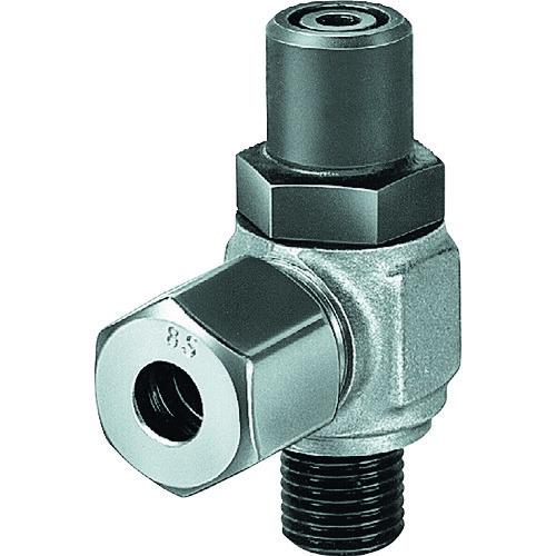 (送料別途)(直送品)ROEMHELD 流量制御弁 スイベル型流量絞り弁 G1/4 タイプA 9208181 | 