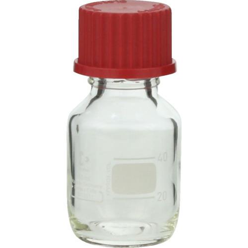 SIBATA ねじ口びん 50ml 赤キャップ付 017200-501A | 