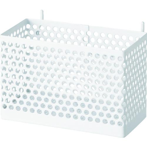 光 パンチングボード用パーツ 小物入れ 大 白 123×76(70)×80 PBW-702 | 