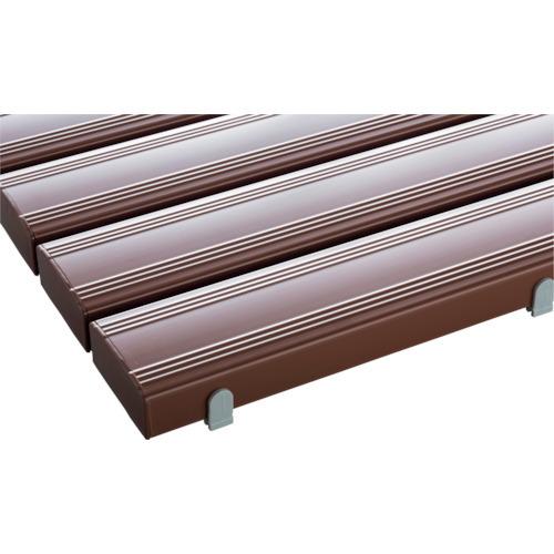 (送料別途)(直送品)テラモト 抗菌安全スノコ(完成品)400×1800mm 茶 MR-093-314-4 | 