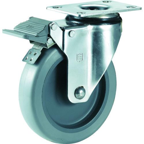 SAMSONG ステンレスキャスター 自在SP付 ウレタン 100mm TP5140-01-PLY-TLB | 