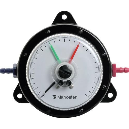(送料別途)(直送品)マノスター 微差圧計 マノスターゲージ ＜表面形・置針2本付＞ 計測範囲0〜300Pa WO81FT300D | 