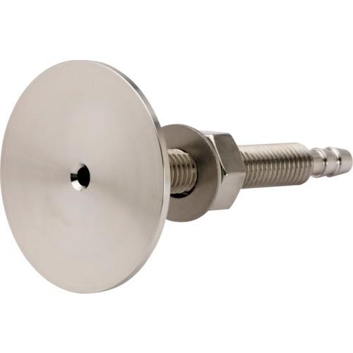 (送料別途)(直送品)マノスター 飾りピトー管(飾り静圧管) SUS製 プレート面の仕上げ:切削仕上げ 適用壁厚さ10〜55mm PTC-VT6-55-S | 