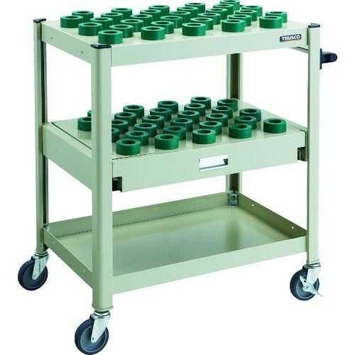 (直送品)TRUSCO TCW型ツーリングワゴン HSK40A専用 57個 スライド棚付 NG色 TCW-TF02CA-NG