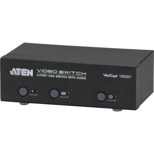 ATEN ビデオ切替機 VGA / 2入力 / 1出力 / オーディオ VS0201 | 