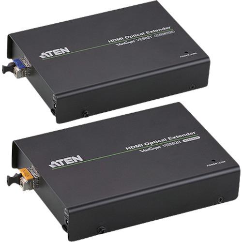 (直送品)ATEN ビデオ延長器 HDMI   光ファイバー   最大600m延長 VE882