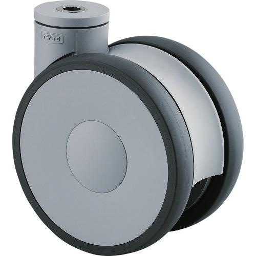 (送料別途)(直送品)テンテキャスター 高性能旋回双輪キャスター“LINEA”(ポリウレタン車) φ100 自在式 5940UAP100P30-13 | 