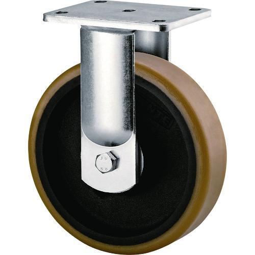 (運賃見積り)(直送品)テンテキャスター 超重荷重用キャスター“KAPPA”(ウレタン車輪) φ200 固定式 9688FTP200P64