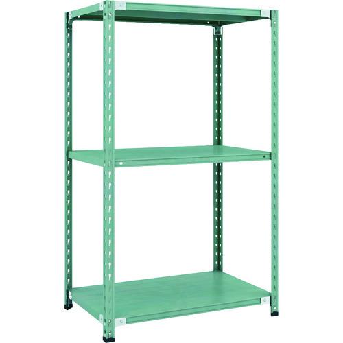 (直送品)TRUSCO CB型セミボルトレス軽量棚 900X600XH1500 3段 グリーン CB-5363-GN | TRUSCO中山
