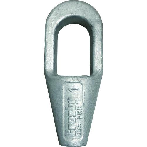 (送料別途)(直送品)クロスビー ワイヤロック用クローズソケット 適合ワイヤ径20~22mm G417-20-22 | 