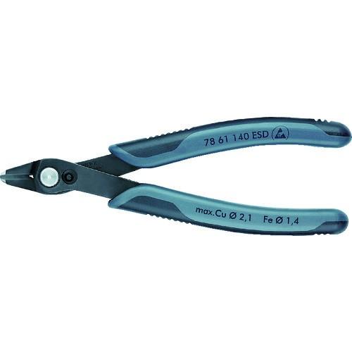KNIPEX エレクトロニクス スーパーニッパー 140mm 7861-140ESD | 