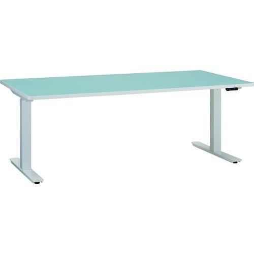 (運賃見積り)(直送品)TRUSCO リノリューム天板 電動昇降式ワークデスク 1800×900×640〜1290 RMB-1890 | TRUSCO中山