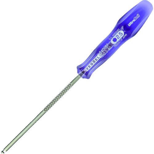 ベッセル パワーグリップウルトラボールドライバー 対辺2.5×80 B-5400BP-H25 | VESSEL（工具）