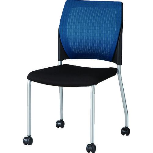 (送料別途)(直送品)ナイキ 会議用チェアーキャスター付 E334C-BL | 