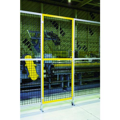 (送料別途)(直送品)TRUSCO アルミ安全フェンス扉 間口1000mmX高さ1800mm ピッチ30 イエロー AFT1810-Y | TRUSCO中山