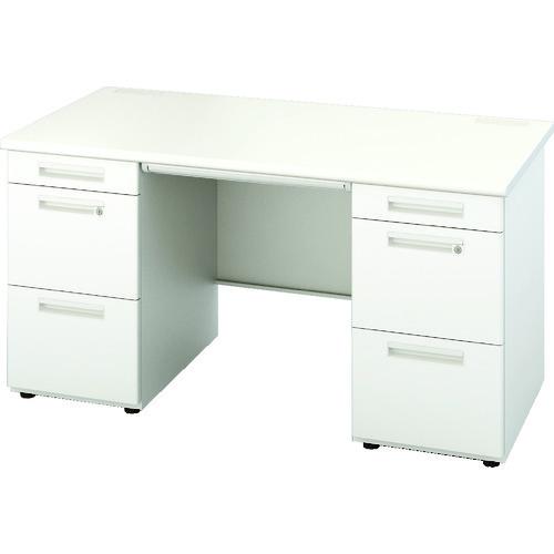 (送料別途)(直送品)ナイキ 両袖デスク 1600×700×720 XEDH167GG-WH