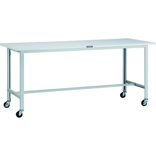 (直送品)TRUSCO AO型軽量作業台 1800X600 車輪付 AO-1860C75
