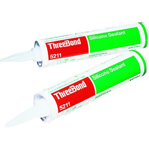 スリーボンド シリコーンシーラント TB5211A 330ml 白色 TB5211A | 