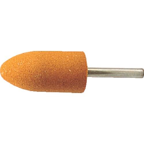 TRUSCO 軸付砥石WA 砲弾型 Φ19X幅38X軸6 #60 5本入 MO-582P | TRUSCO中山