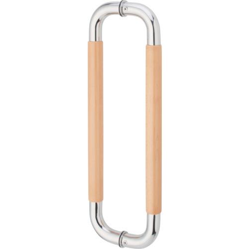 MK ナチュラルO型ハンドル 30X450mm 鏡面クローム ライトオーク W-5000-45Y | 