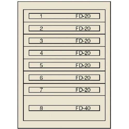 (送料別途)(直送品)ヴィドマー ファインキャビネットFC-180S(塗装色:グリーン) FC-180S | 