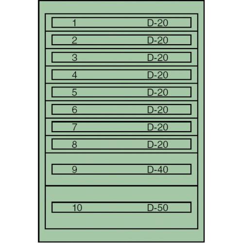 (送料別途)(直送品)ヴィドマー ツールキャビネットTC-250T TC-250T