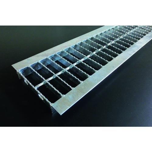 (送料別途)(直送品)奥岡 スチール製 U字溝用 グレーチング 溝幅180用 並目 ノンスリップ  OKUN-3 18-19 | 