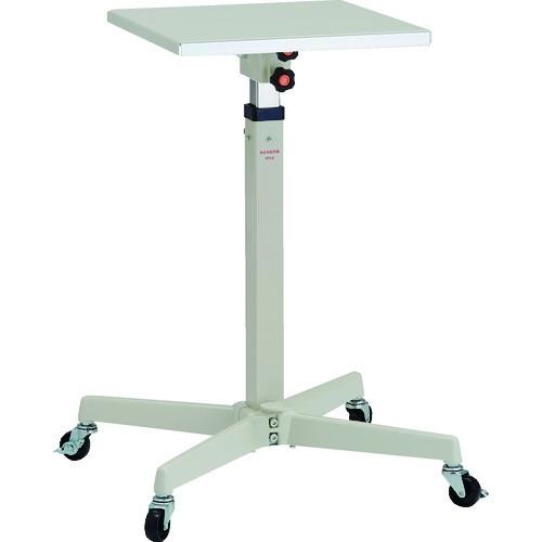 (直送品)TRUSCO ローハイシステムテーブル フリーロック式 400x400mm 車輪付 LH-F141S-1 | 