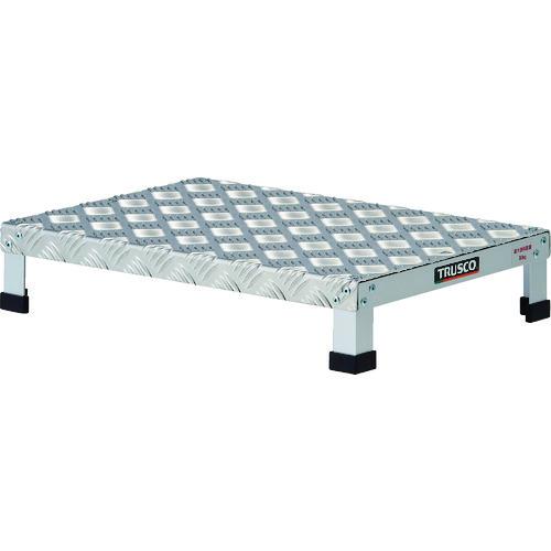 TRUSCO ローハイシステムステップ アルミ製足踏台 500X350XH100 LH-100A | 