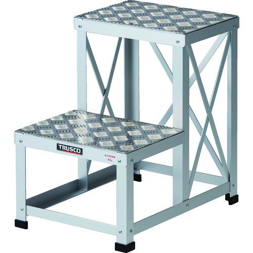 (送料別途)(直送品)TRUSCO ローハイシステムステップ アルミ製足踏台 500X350XH500 LH-2651A | 