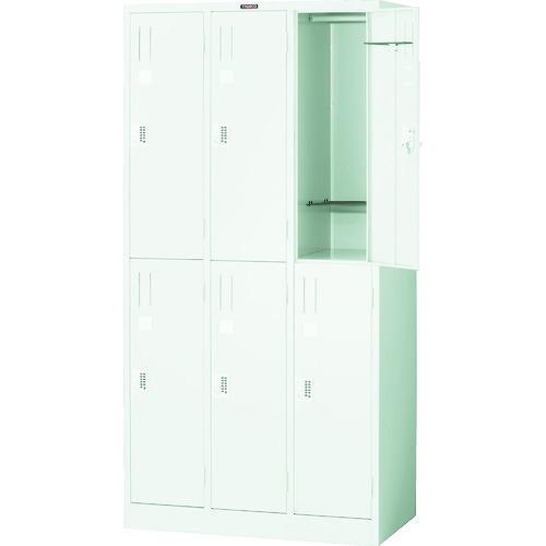 (送料別途)(直送品)TRUSCO プッシュ錠ロッカー 6人用 900X515XH1790 W色 WPL67 | TRUSCO中山