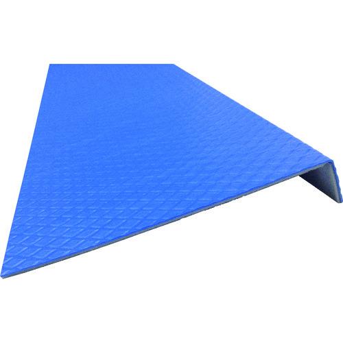 (送料別途)(直送品)ワニ印 ダイヤステップα(アルファ)木造階段用クッション材付ケコミあり幅720mm奥行330mmブルー14枚入 000134 | 