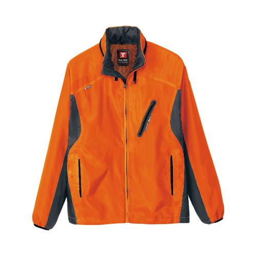 フードインジャケット 男女兼用 オレンジ×チャコール 5L AZ-10301-163-5L アイトス AITOZ | 