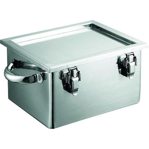 (送料別途)(直送品)オオモリ 角型密閉缶 (R付) 21L OM1013-52 | ブランド登録なし