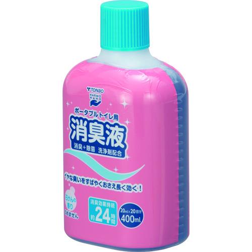 TONBO ポータブルトイレ用消臭液 400ml ブルー 12024 | 