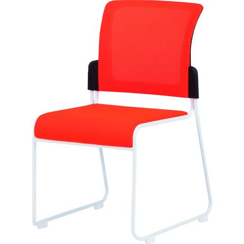 (送料別途)(直送品)TOKIO スタッキングチェア メッシュ MCR-2 オレンジ MCR-2-OR