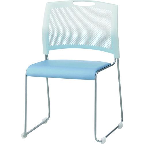 (送料別途)(直送品)TOKIO スタッキングチェア NSW-T10L レザー ライトブルー NSW-T10L-LBL | 