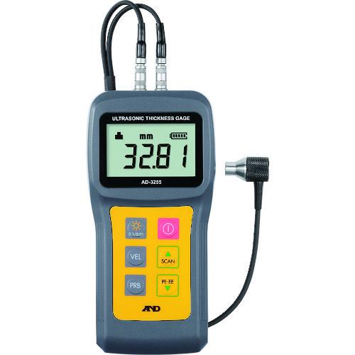 (送料別途)(直送品)A&D 超音波厚さ計 AD3255 一般(ISO)校正付(検査成績書+トレサビリティ体系図) AD3255-00A00 | 