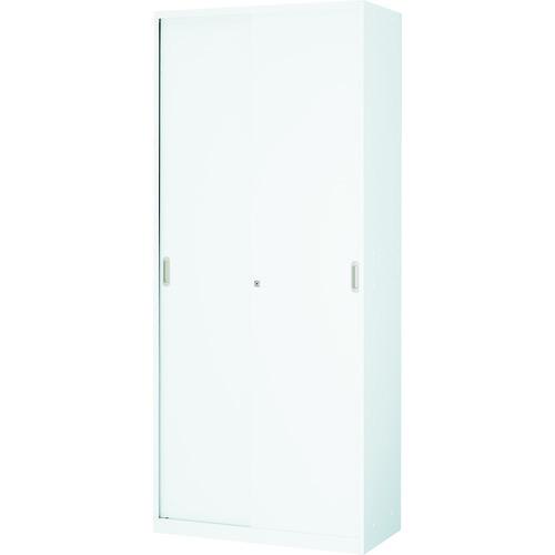 (送料別途)(直送品)TRUSCO ユニット型壁面書庫 スチール引違い H2100 W色 USRW-21