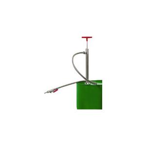(送料別途)(直送品)レオナ 1100-02 ステンレスバレルポンプSUS/PTFE製ストップコック付1.2mSUSホース 5601-0501