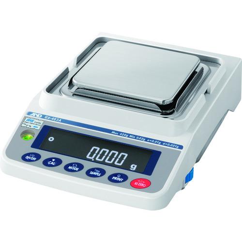 (送料別途)(直送品)A&D 校正用分銅内蔵汎用天びん GX-403A JCSS校正付 GX403A-00J00 | 