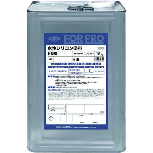 ニッぺ FORPRO水性シリコン塗料 15kg 白 411F061 4976124748721 | 