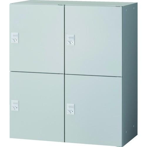 (送料別途)(直送品)TRUSCO ユニット型壁面書庫 パーソナル2列2段 ダイヤル錠タイプ H1050 W色 ULW-11-D